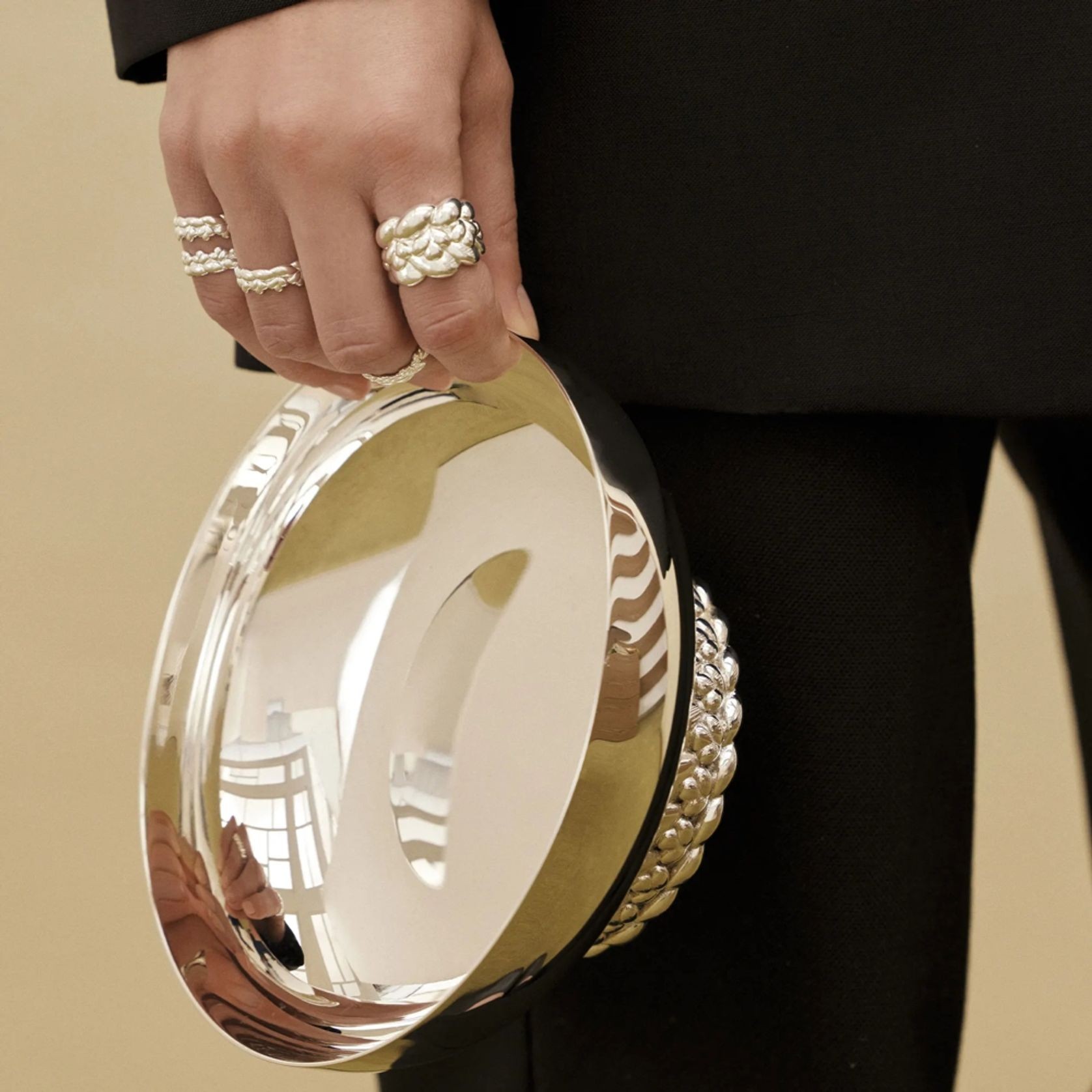 Christofle Babylone Serveware gallery detail image