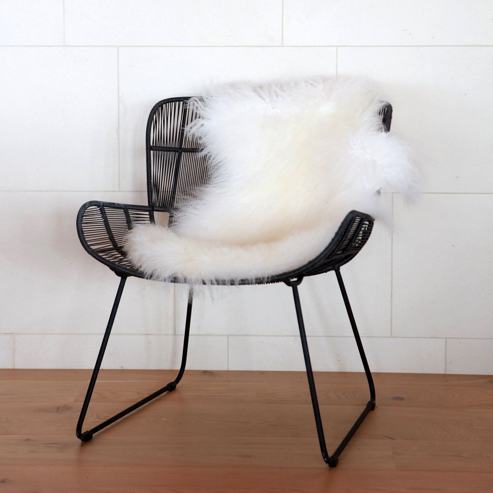Tibetan Lambskin Rug- Ivory gallery detail image