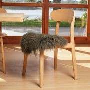 Tibetan Lambskin Seat Warmer- Olive gallery detail image