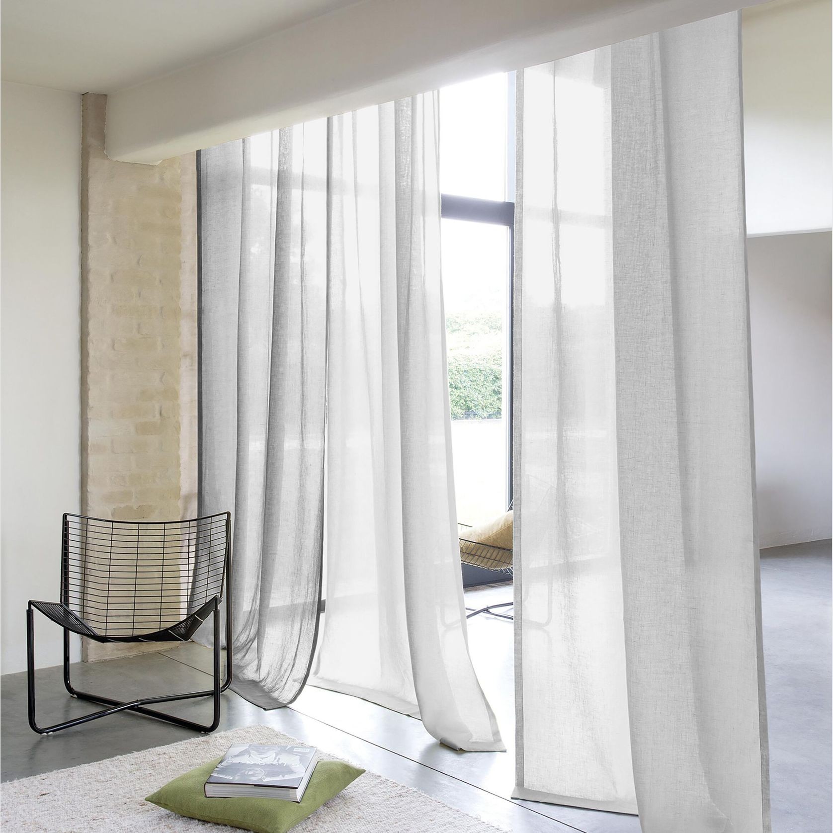 Sheer Unlined Curtains Custom Made gallery detail image