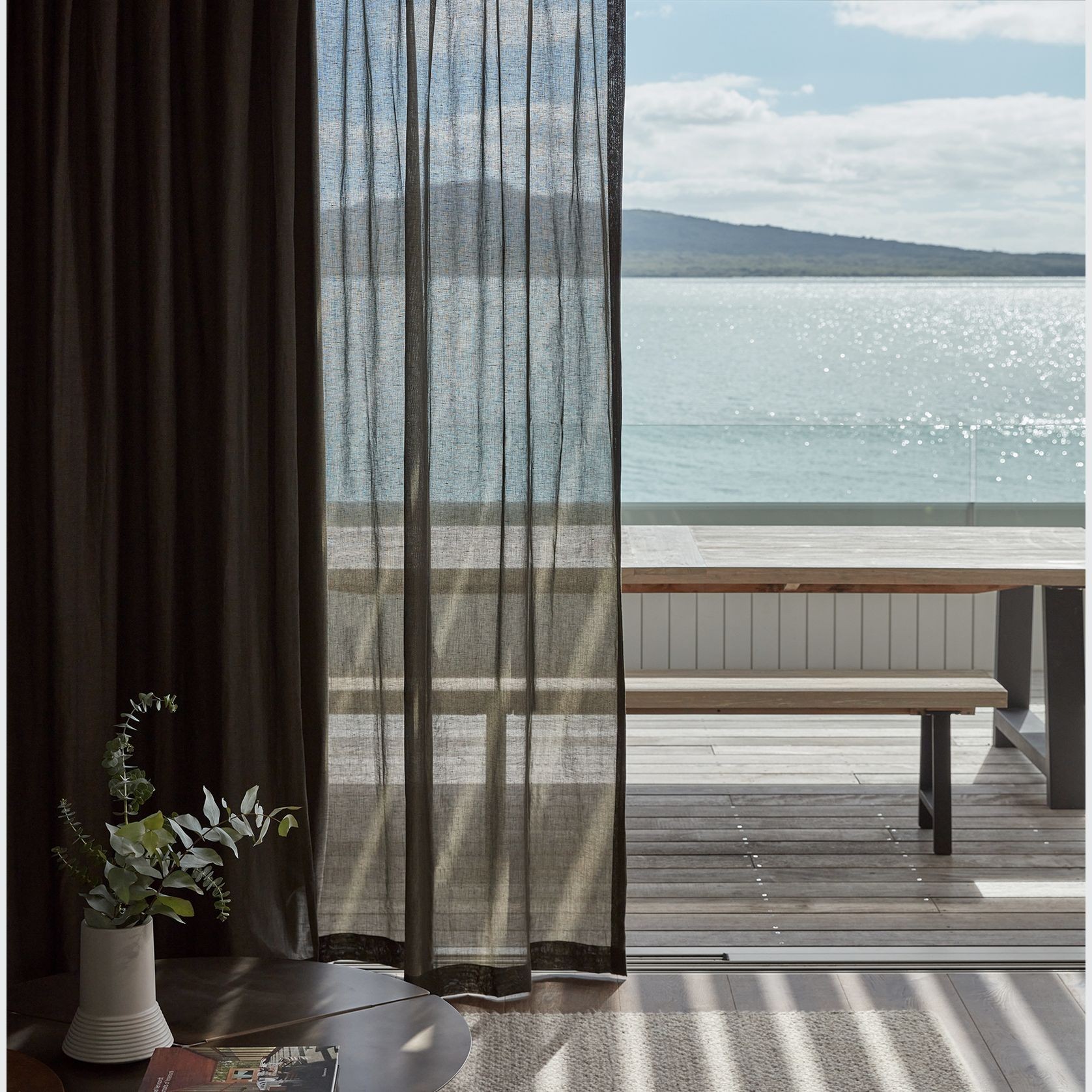 Sheer Unlined Curtains Custom Made gallery detail image