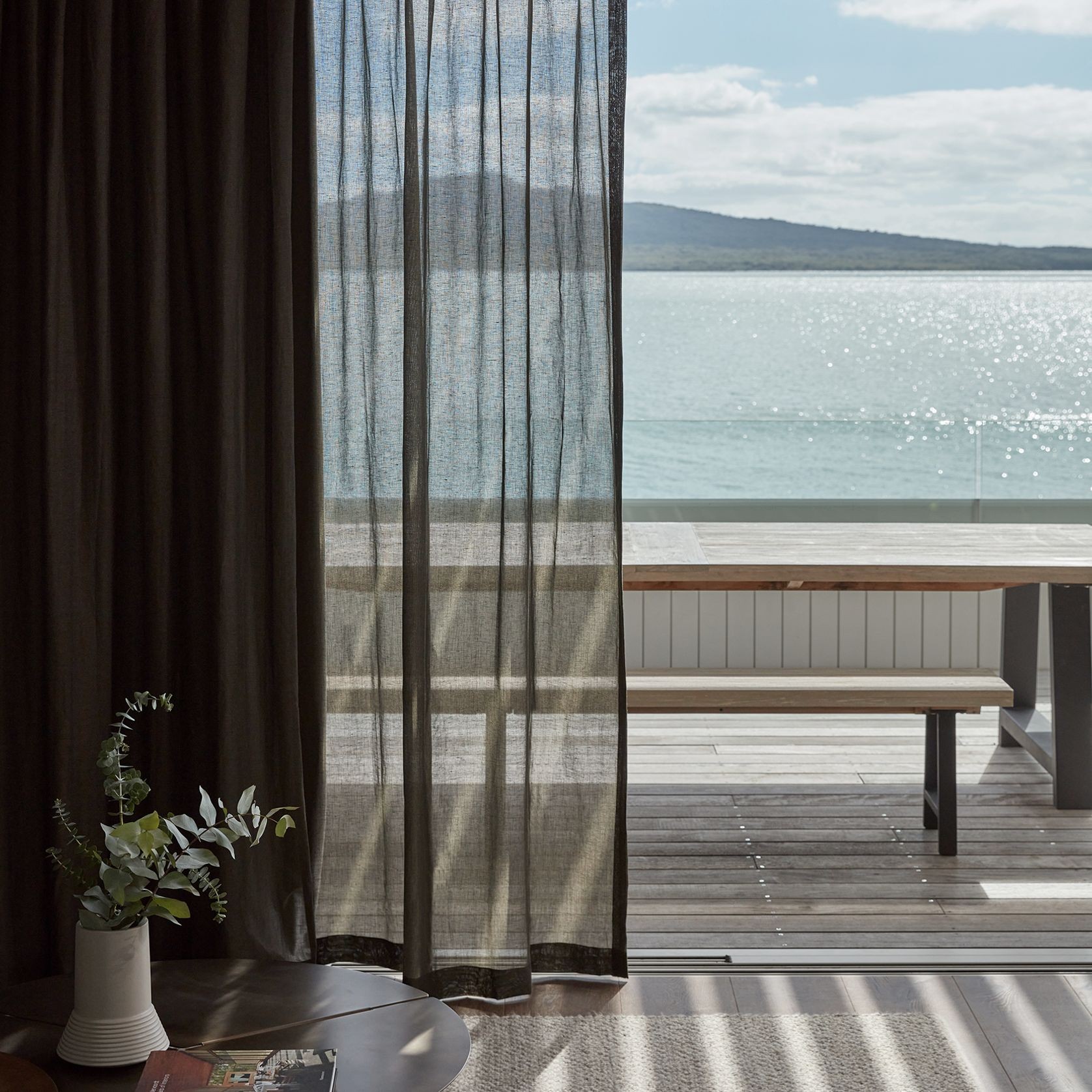 Sheer Unlined Curtains Custom Made gallery detail image