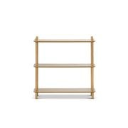 Rakk Low Bookshelf | Natural Oak gallery detail image