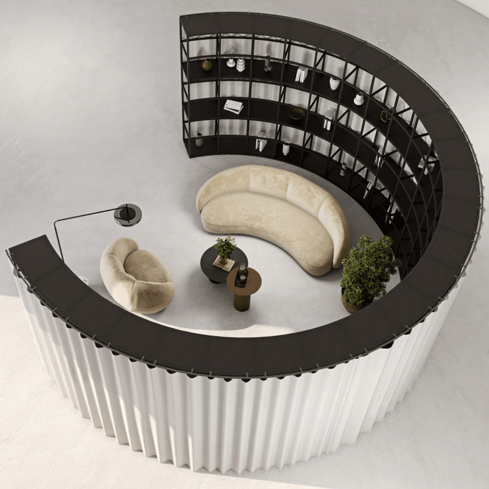KubosCURVE – Curved Zoning & Space Divider System gallery detail image