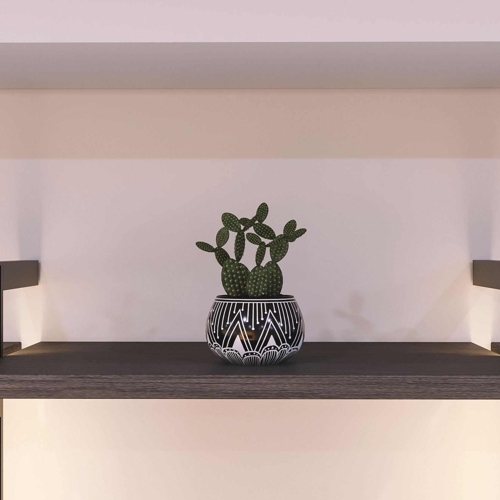 Custom Home Office Shelving Unit & Standing Desk gallery detail image
