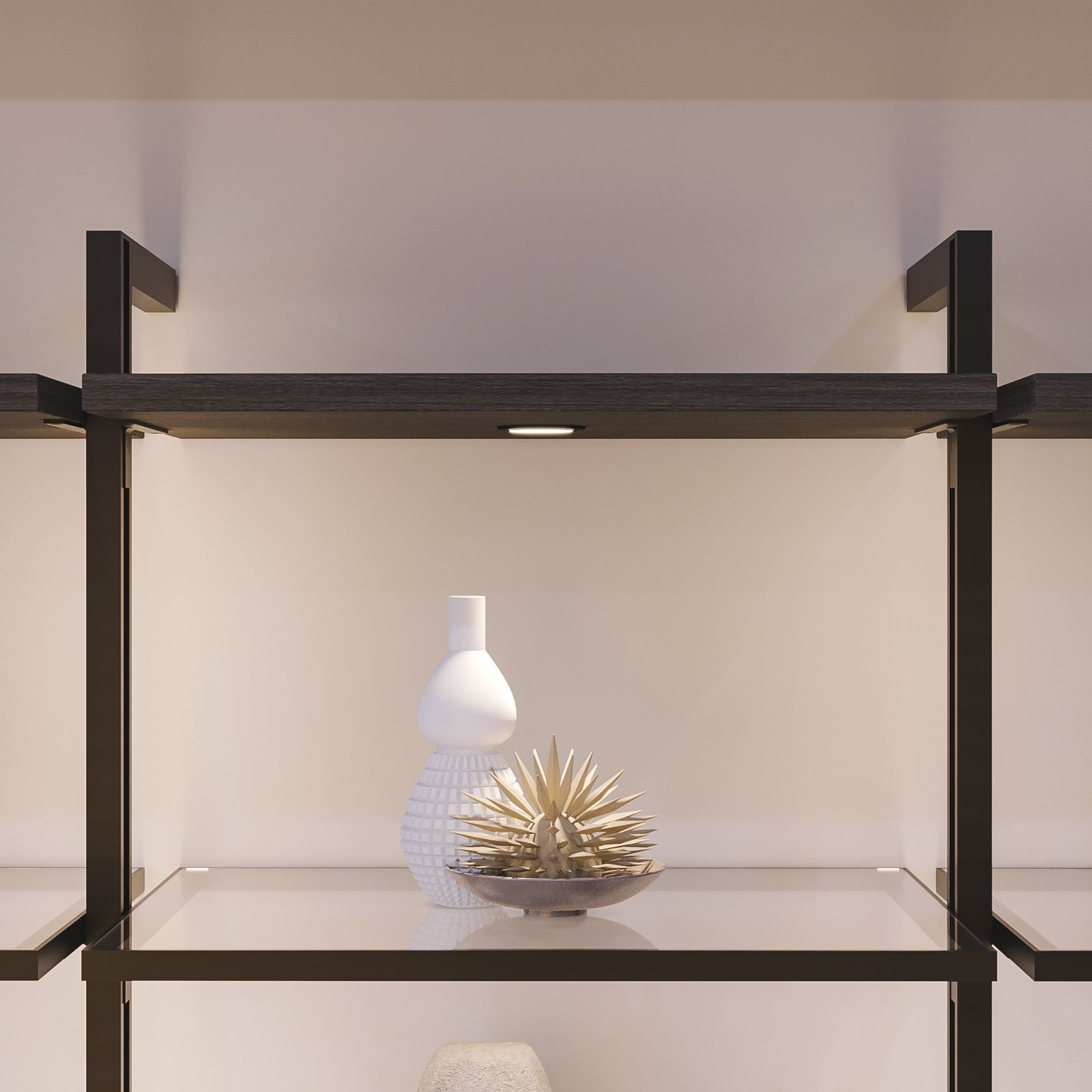 Custom Home Office Shelving Unit & Standing Desk gallery detail image