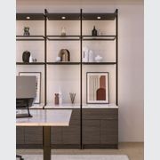 Custom Home Office Shelving Unit & Standing Desk gallery detail image