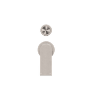 Bianca Shower Mixer & Divertor Back Plate | Brushed Nickel gallery detail image