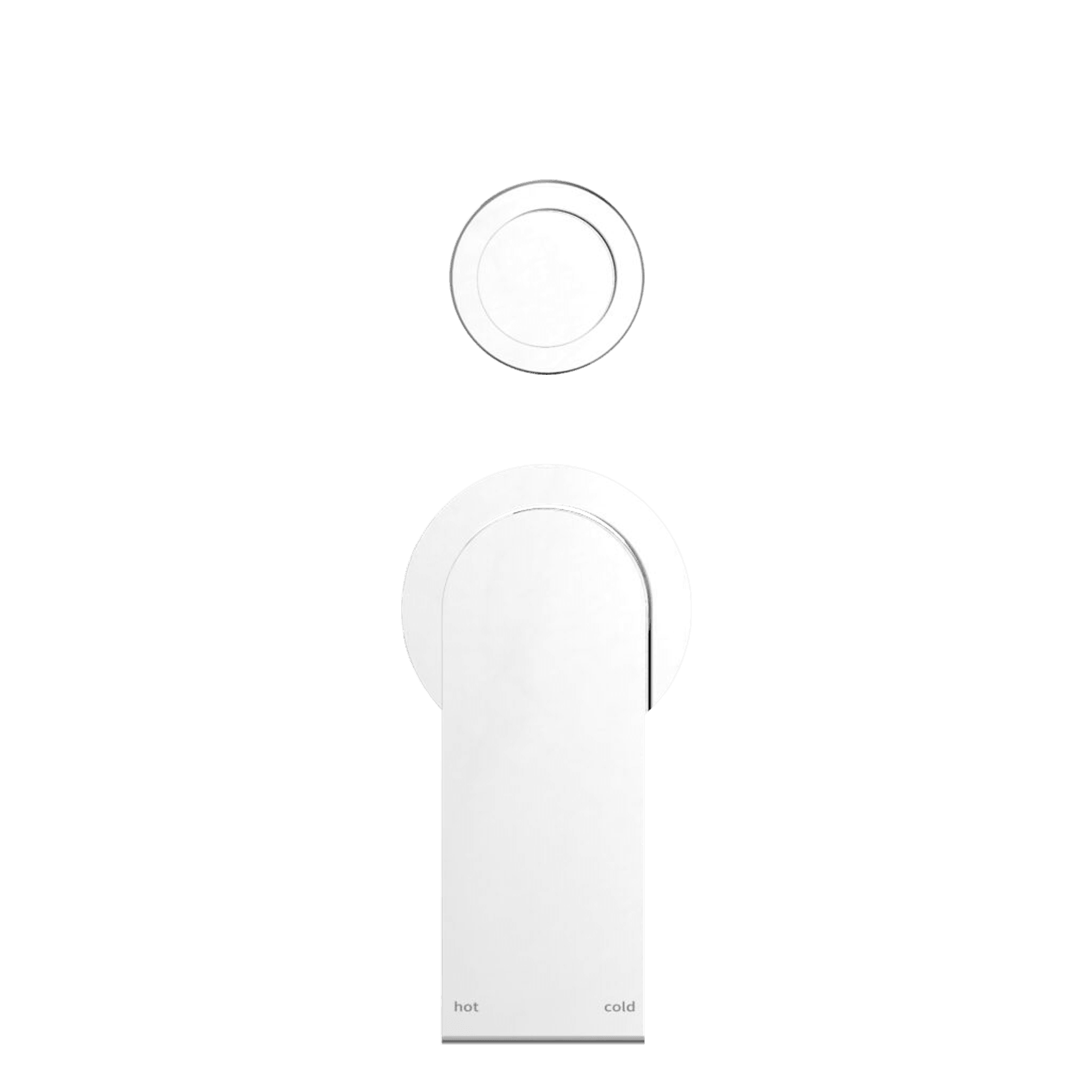 Bianca Shower Mixer & Divertor Back Plate | Chrome gallery detail image