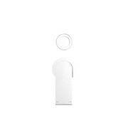 Bianca Shower Mixer & Divertor Back Plate | Chrome gallery detail image