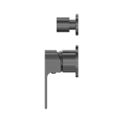 Bianca Shower Mixer & Divertor Back Plate | Gun Metal gallery detail image