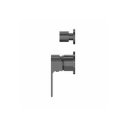 Bianca Shower Mixer & Divertor Back Plate | Gun Metal gallery detail image