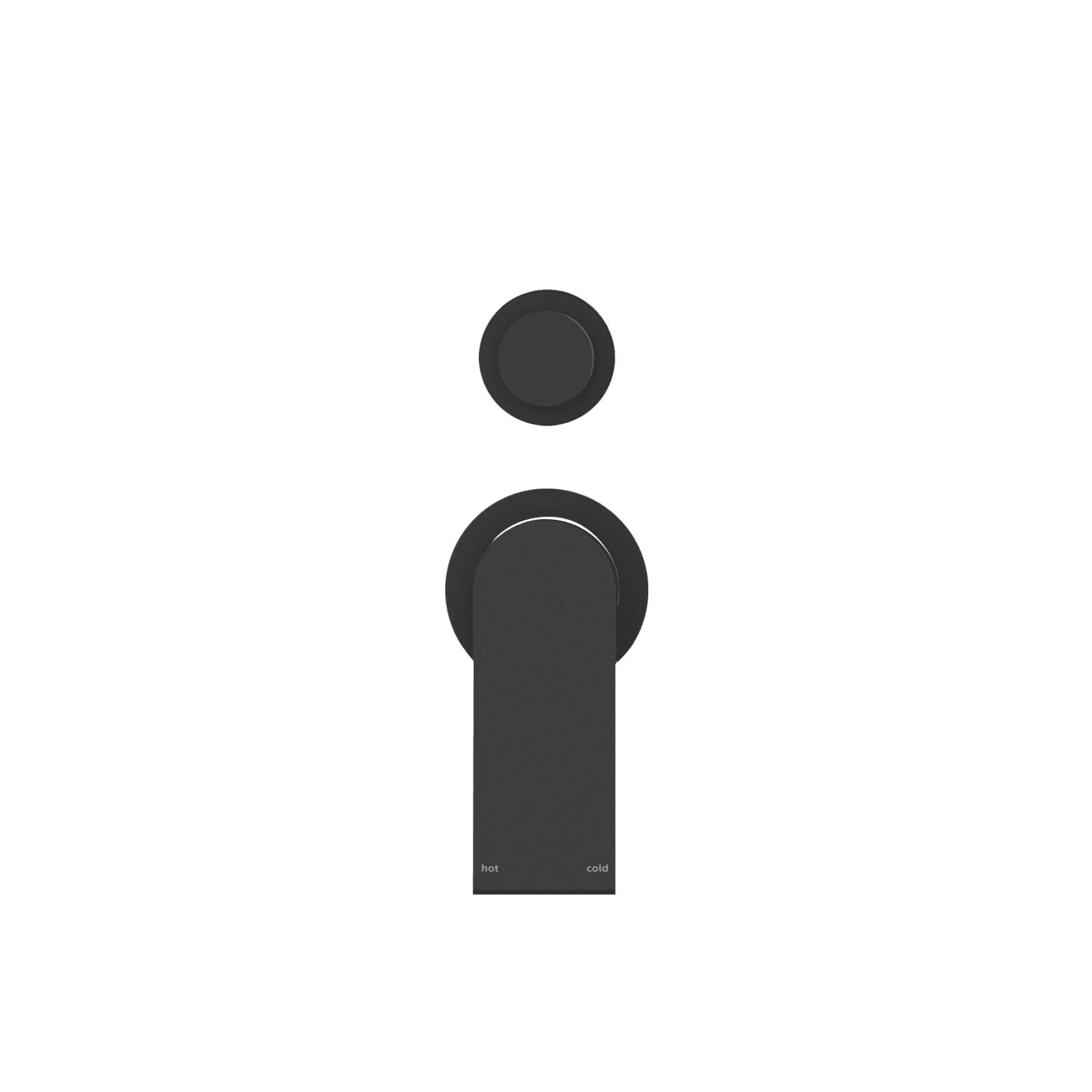 Bianca Shower Mixer & Divertor Back Plate | Matte Black gallery detail image