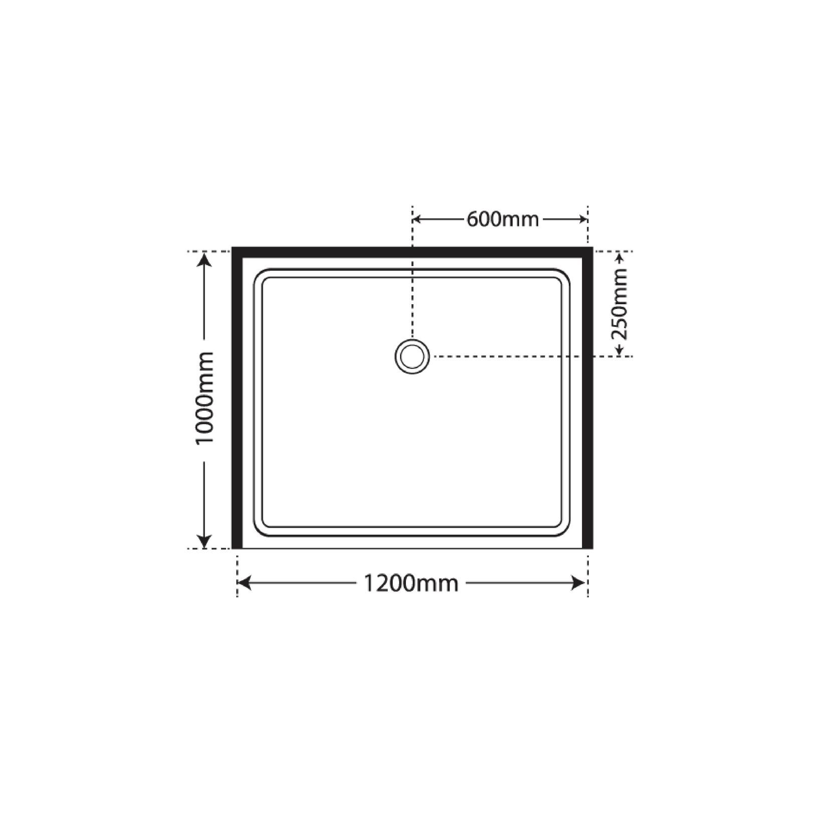 Horizon Alcove Sliding Door Shower with Grey Glass gallery detail image