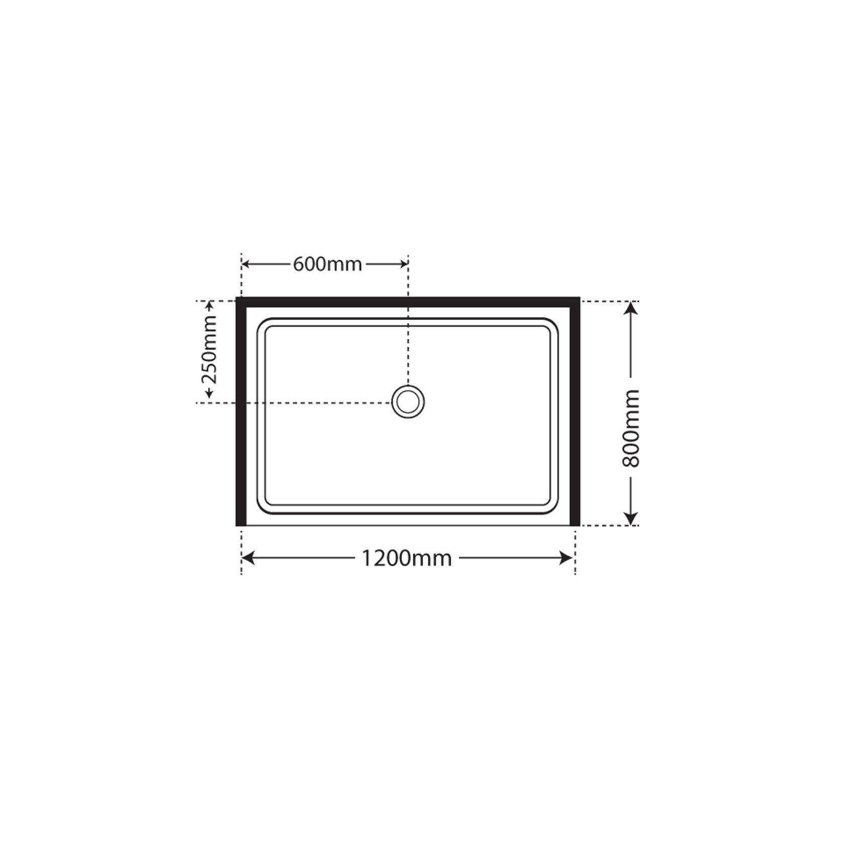 Horizon Alcove (3 Sided) Pivot Door Shower gallery detail image