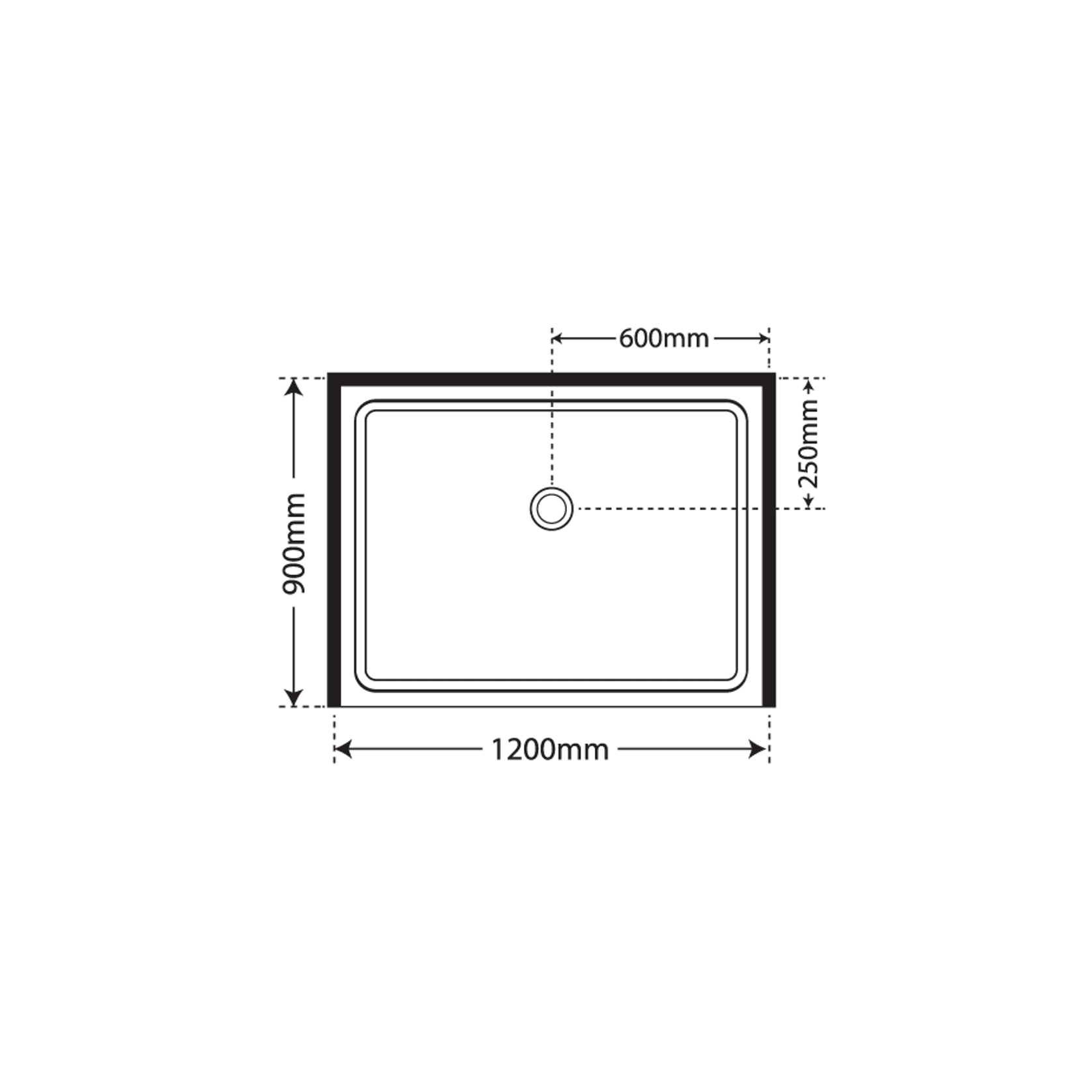 Horizon Alcove (3 Sided) Pivot Door Shower gallery detail image