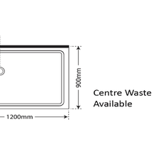 Horizon 2 Sided Sliding Door Shower with Grey Glass gallery detail image