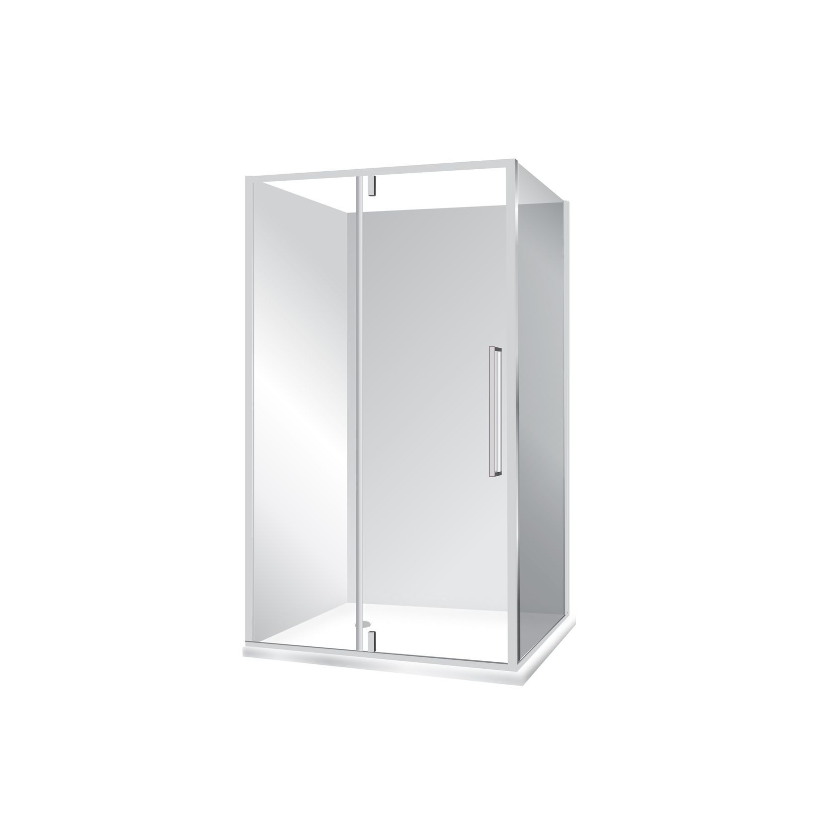 Horizon 2 Sided Pivot Door Shower gallery detail image