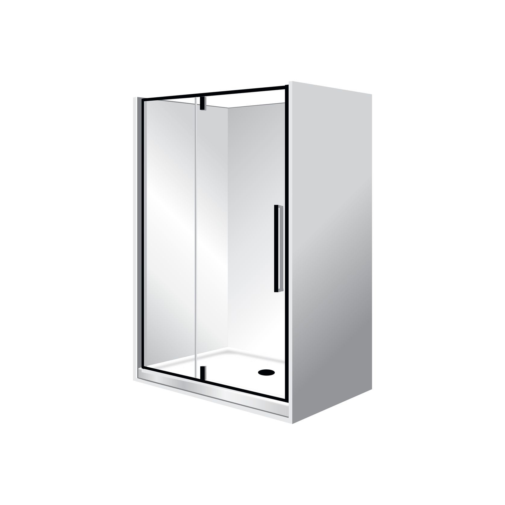Horizon Alcove (3 Sided) Pivot Door Shower gallery detail image