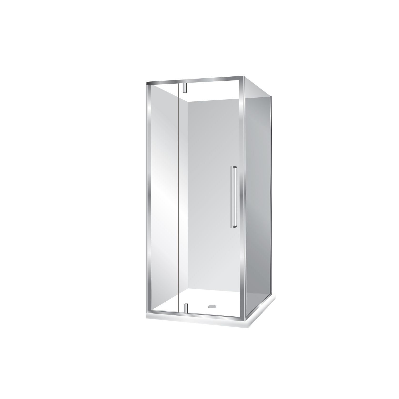 Horizon 2 Sided Pivot Door Shower gallery detail image