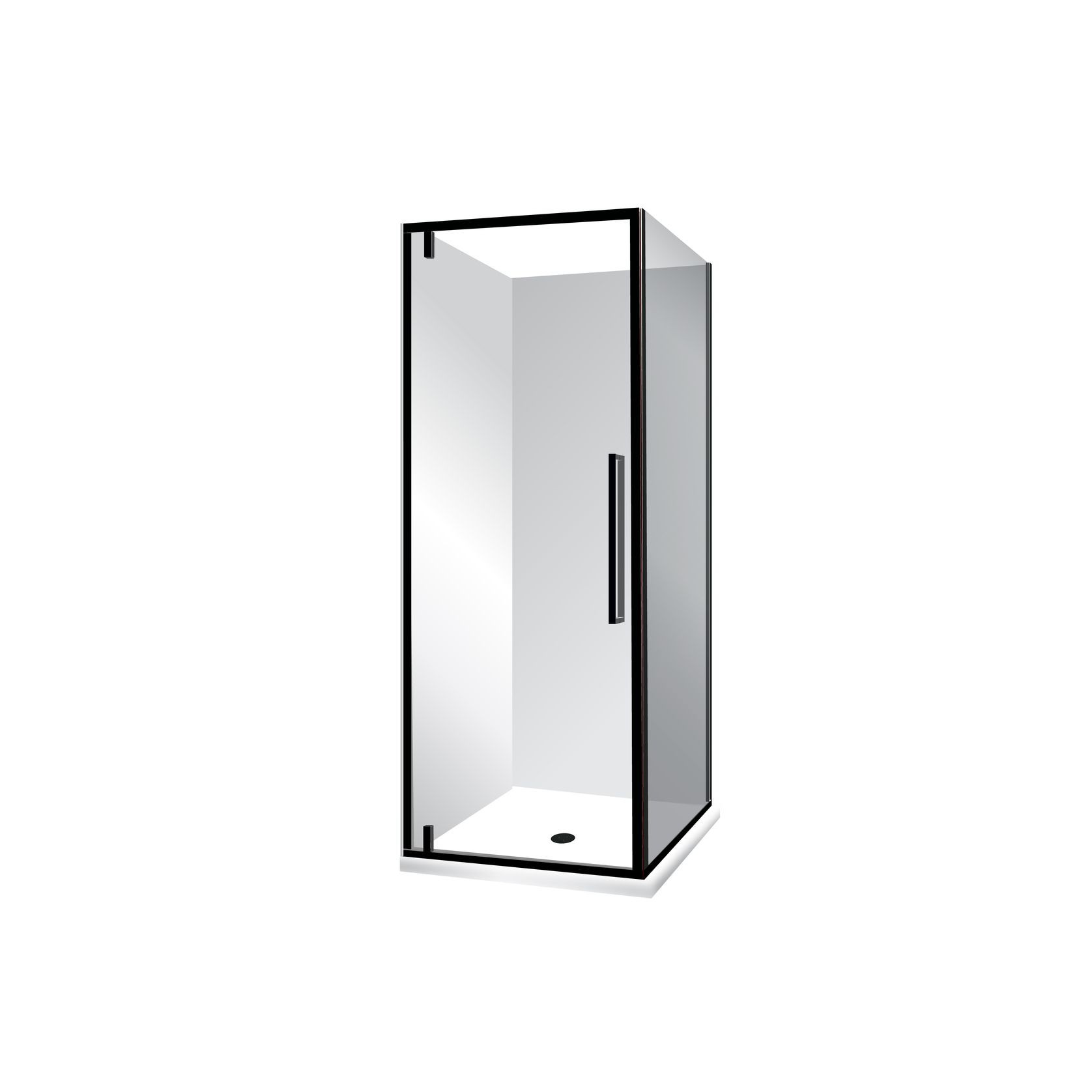 Horizon 2 Sided Pivot Door Shower gallery detail image