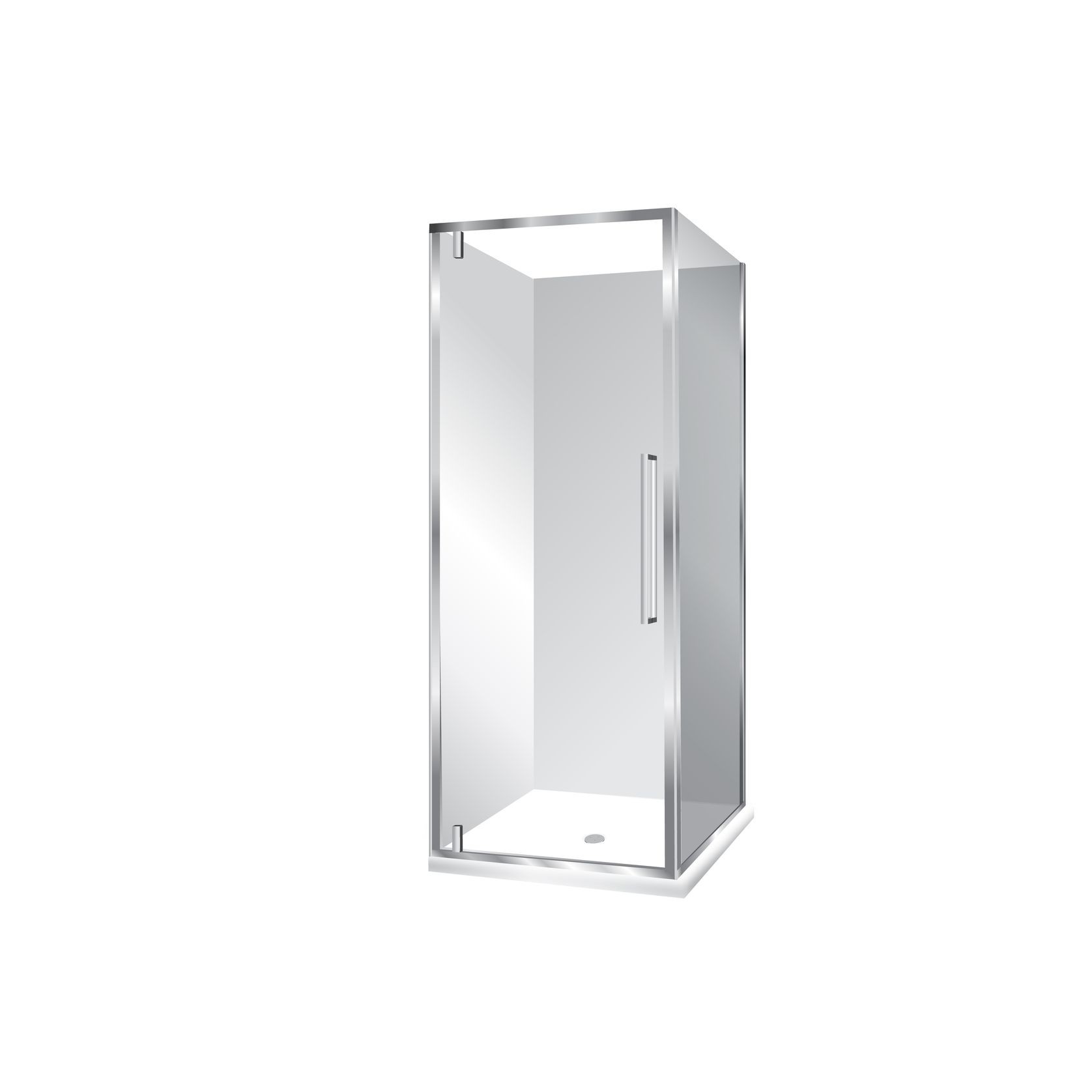 Horizon 2 Sided Pivot Door Shower gallery detail image