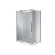 Horizon 2 Sided Sliding Door Shower with Grey Glass gallery detail image