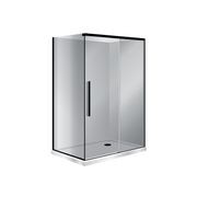 Horizon 2 Sided Sliding Door Shower with Grey Glass gallery detail image