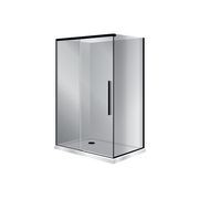 Horizon 2 Sided Sliding Door Shower with Grey Glass gallery detail image