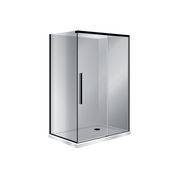 Horizon 2 Sided Sliding Door Shower with Grey Glass gallery detail image