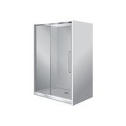 Horizon Alcove Sliding Door Shower with Grey Glass gallery detail image