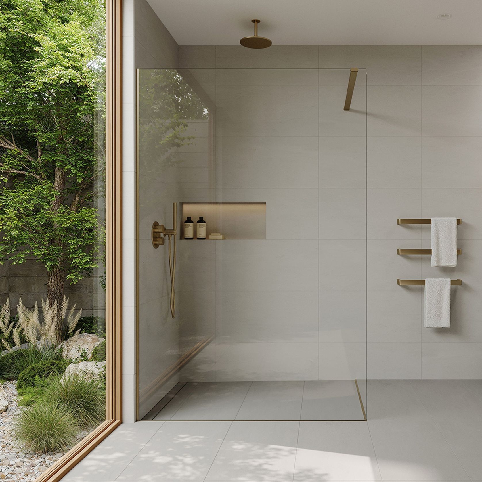 Linea Quattro Tiled Shower gallery detail image