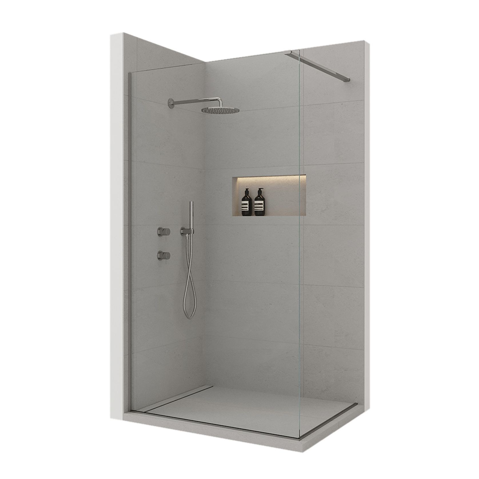 Linea Quattro Tiled Shower gallery detail image