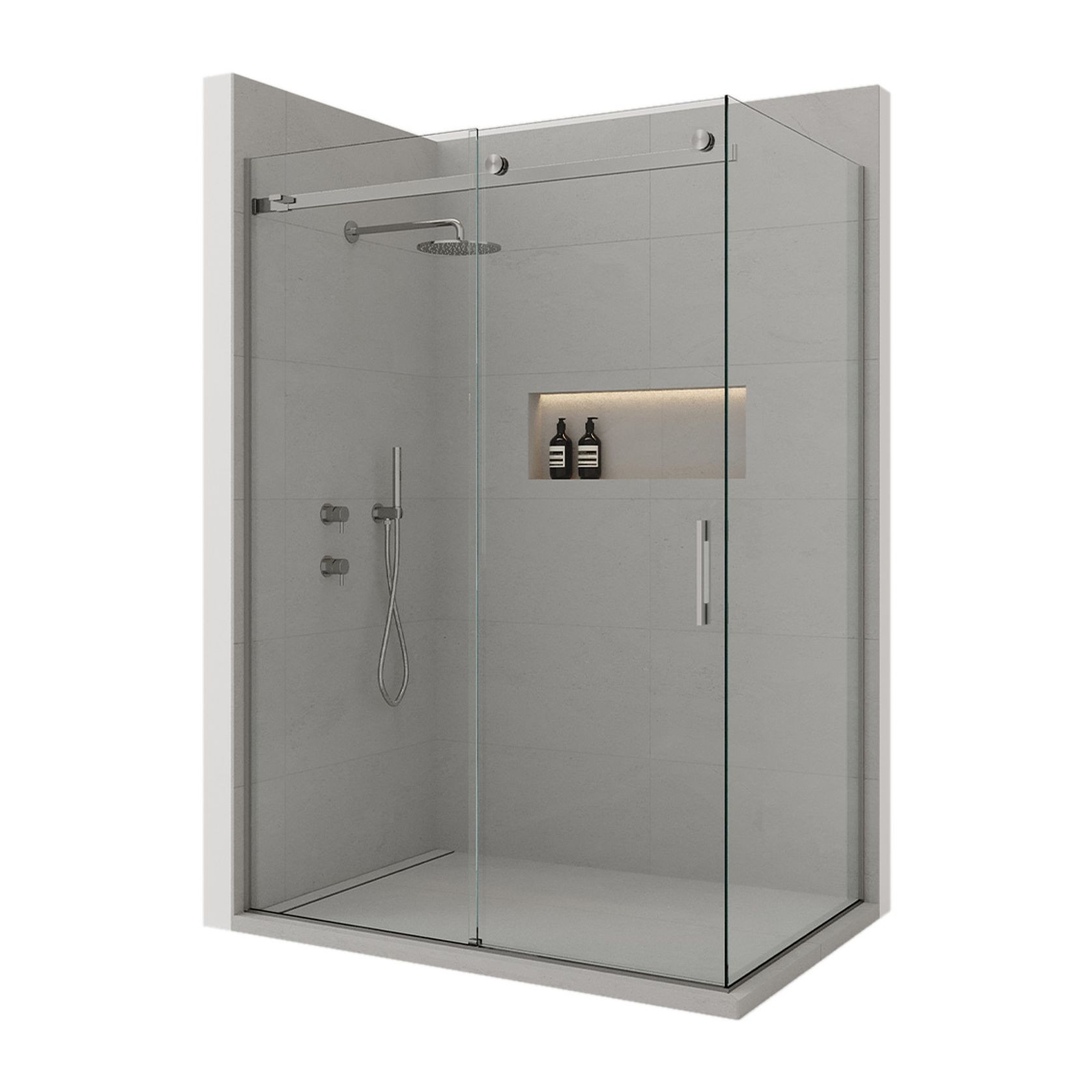 Linea Quattro Tiled Shower gallery detail image
