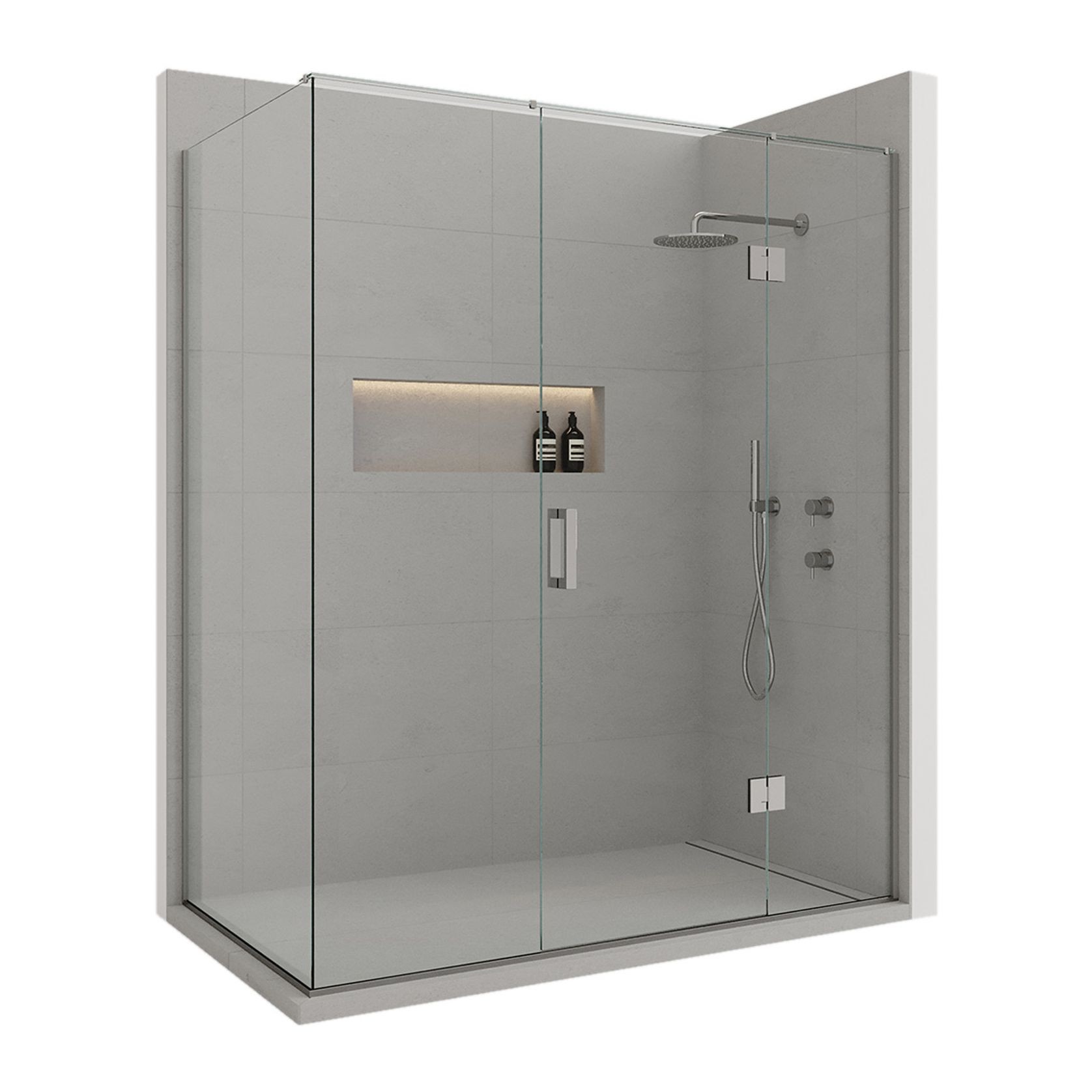 Linea Quattro Tiled Shower gallery detail image
