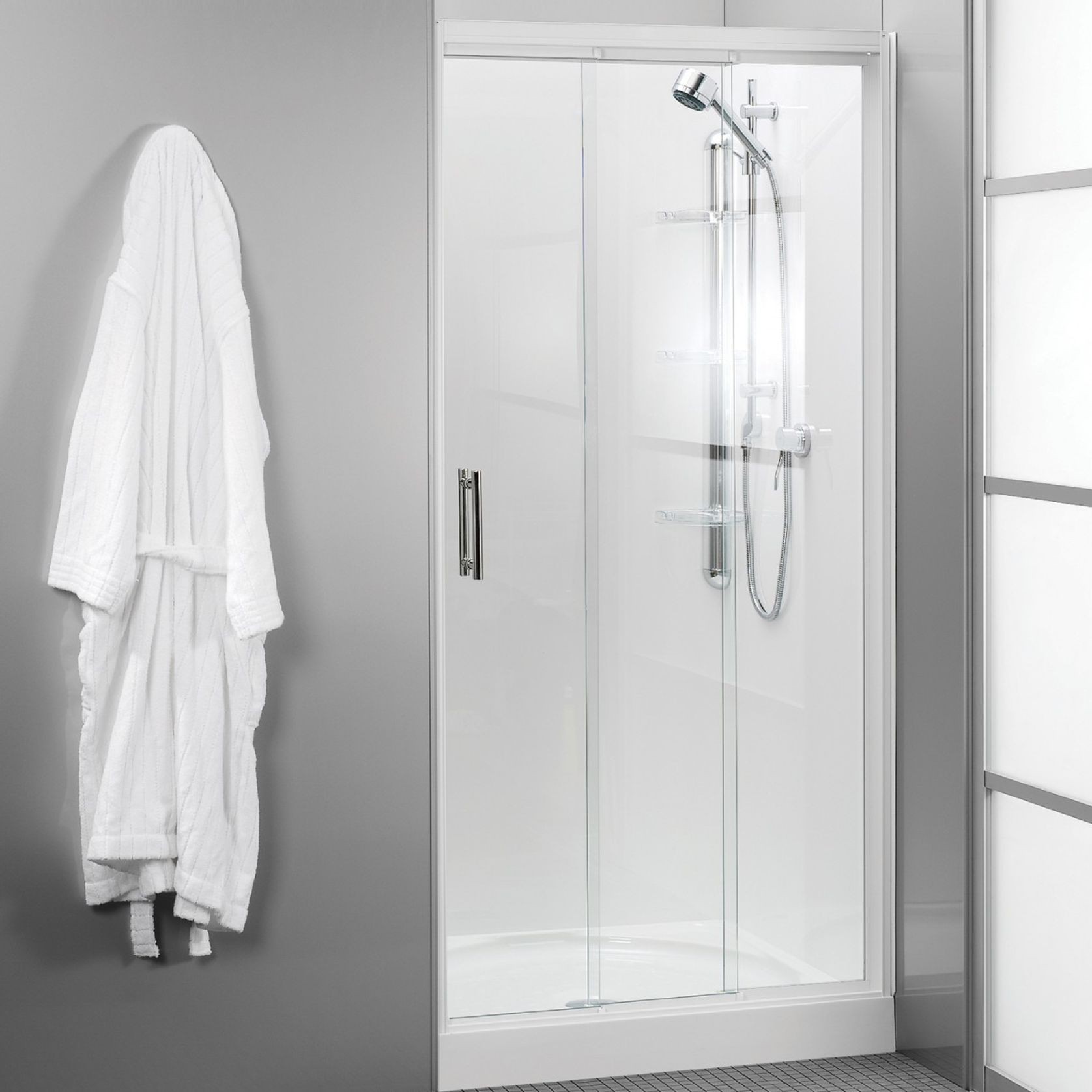 Trident™ Sliding Shower Screen gallery detail image