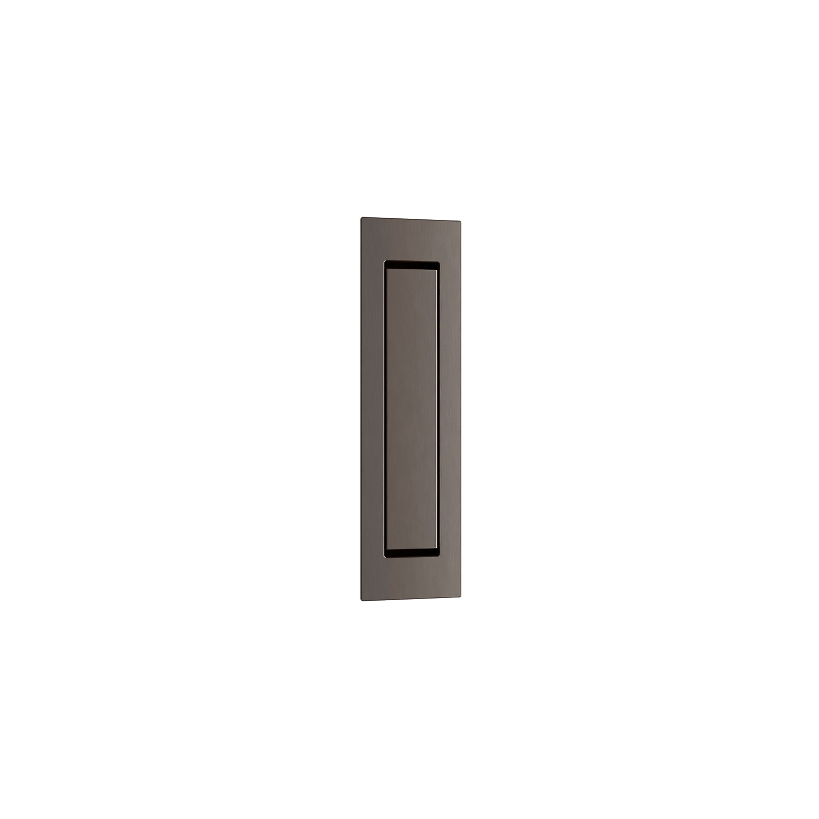 Cavity Slider Edge Pull | Brushed Gunmetal gallery detail image