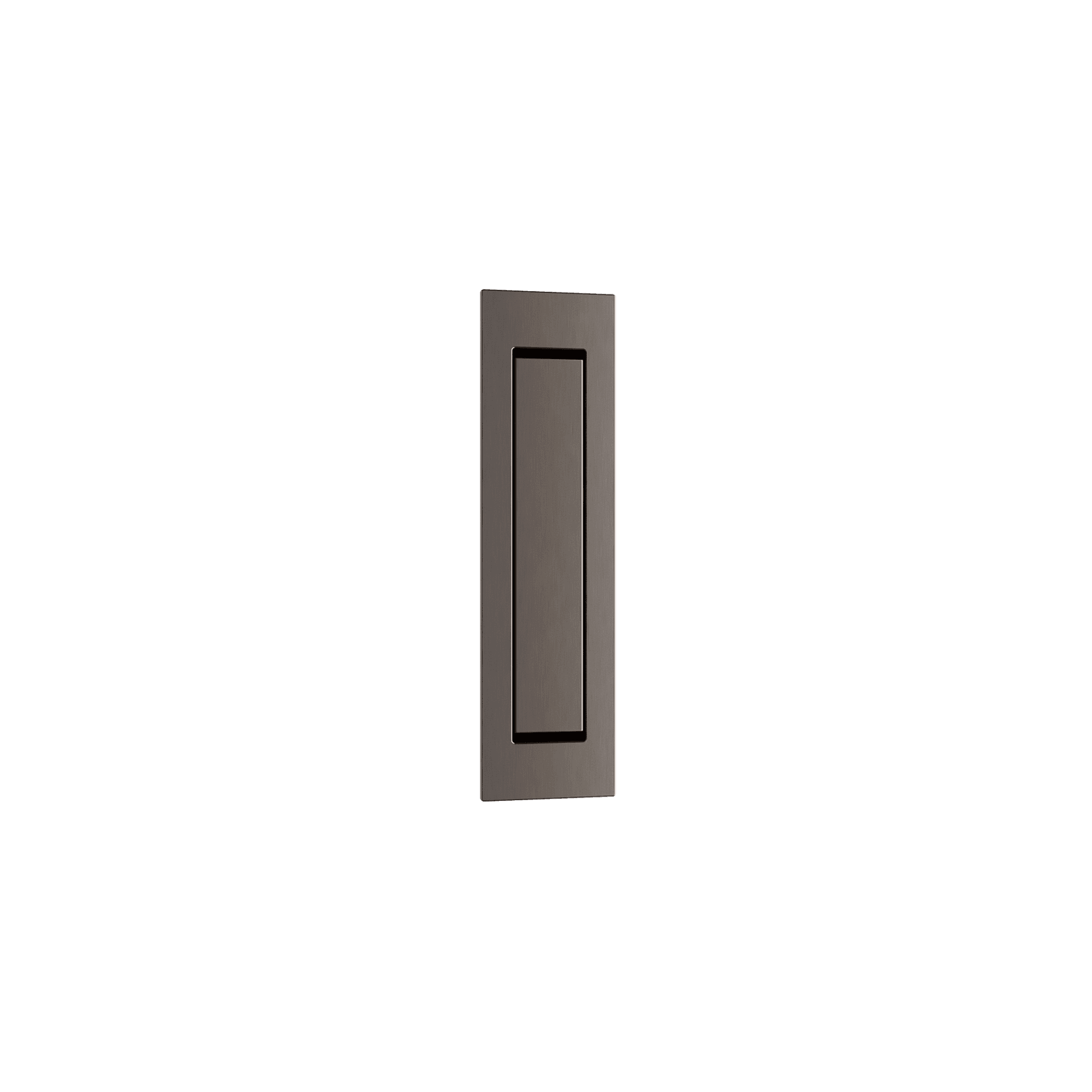 Cavity Slider Edge Pull | Brushed Gunmetal gallery detail image