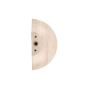 Travertine Half Moon Entry Door Pull (Single) gallery detail image