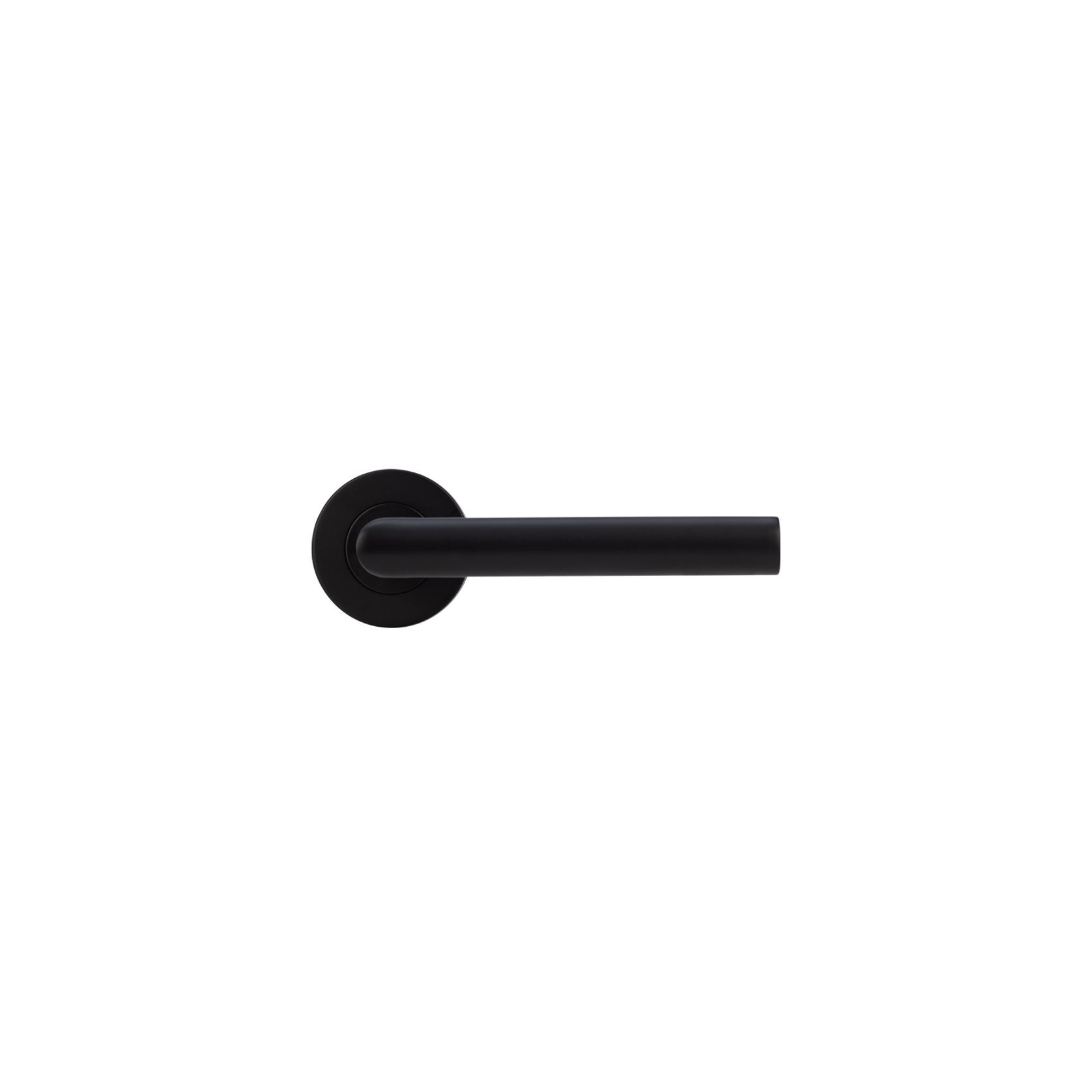 Davis Door Handle | Matte Black gallery detail image