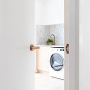Davis Door Handle | Brushed Copper gallery detail image