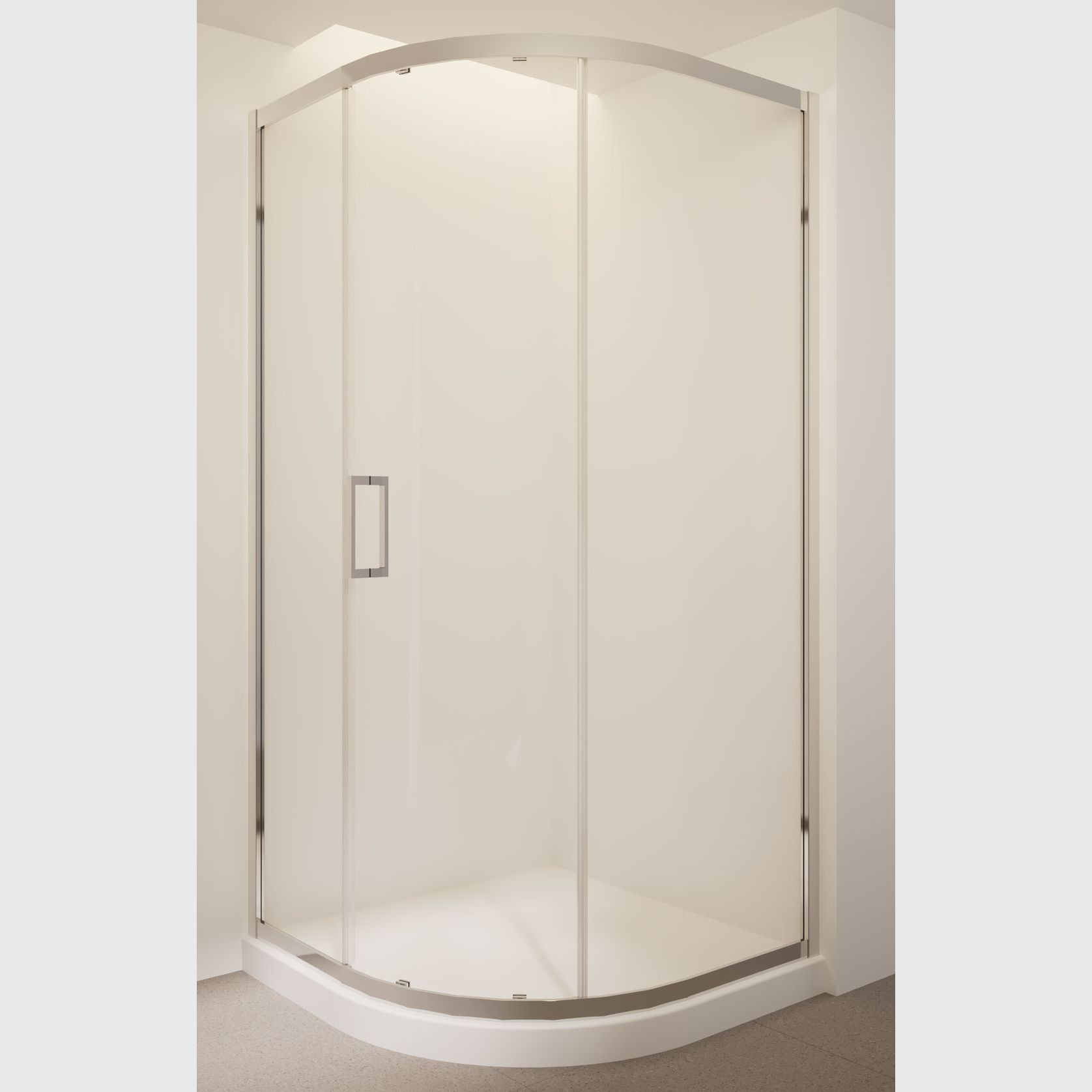 Tivoli Round Sliding Shower 12x9 gallery detail image