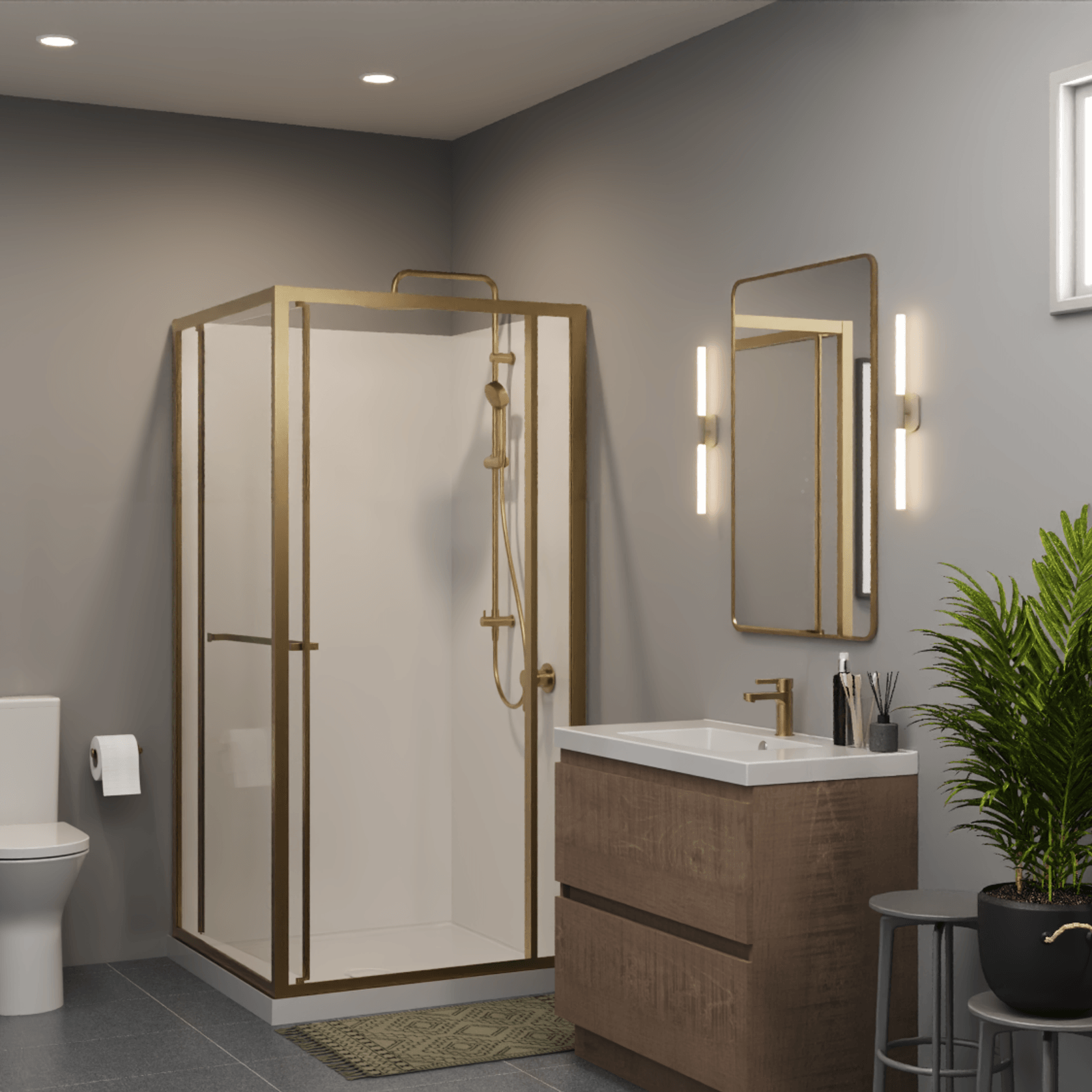 Tivoli InSlide Square Corner Shower gallery detail image