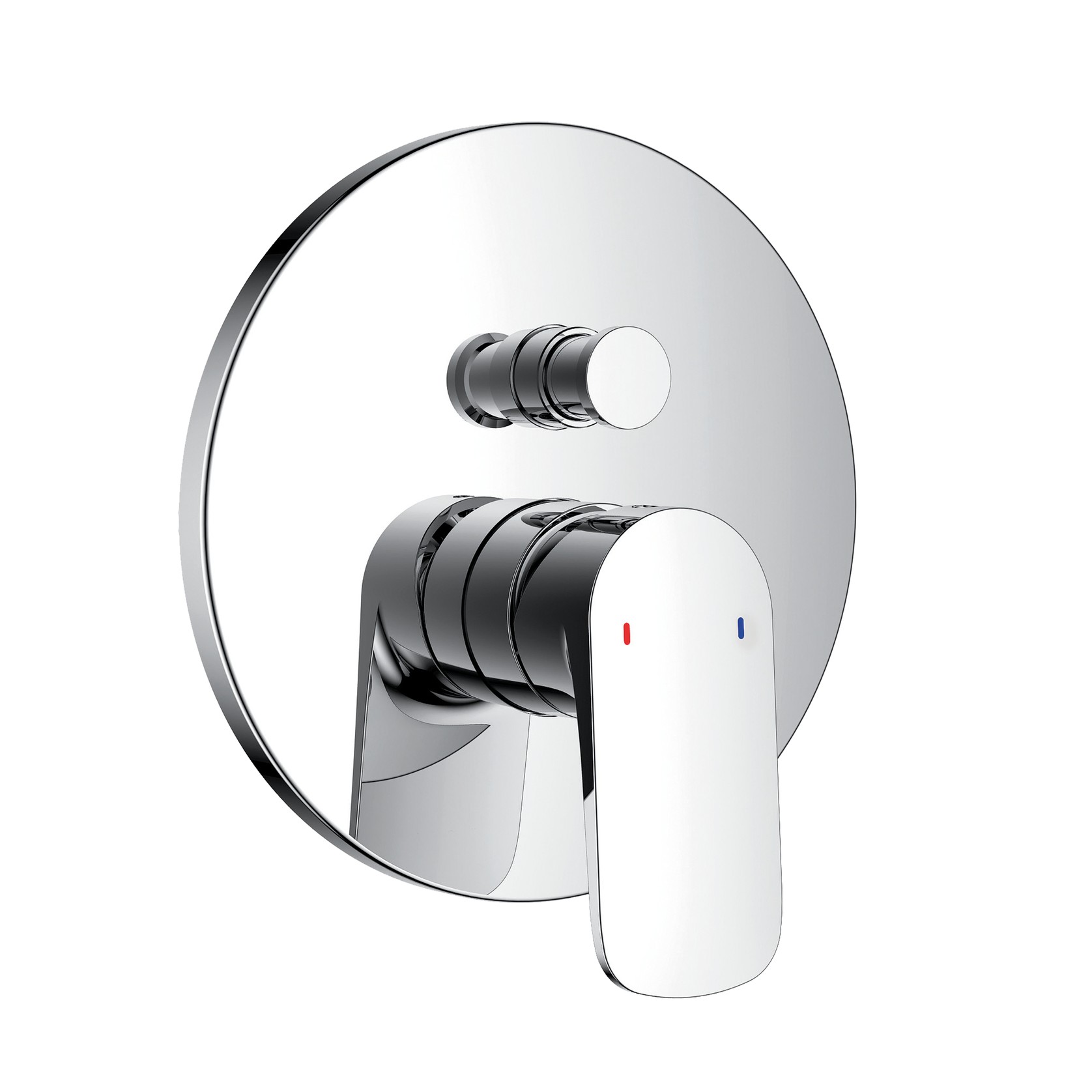 Modern Linea Shower Divert Mixer (Round Faceplate) gallery detail image