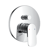 Modern Linea Shower Divert Mixer (Round Faceplate) gallery detail image