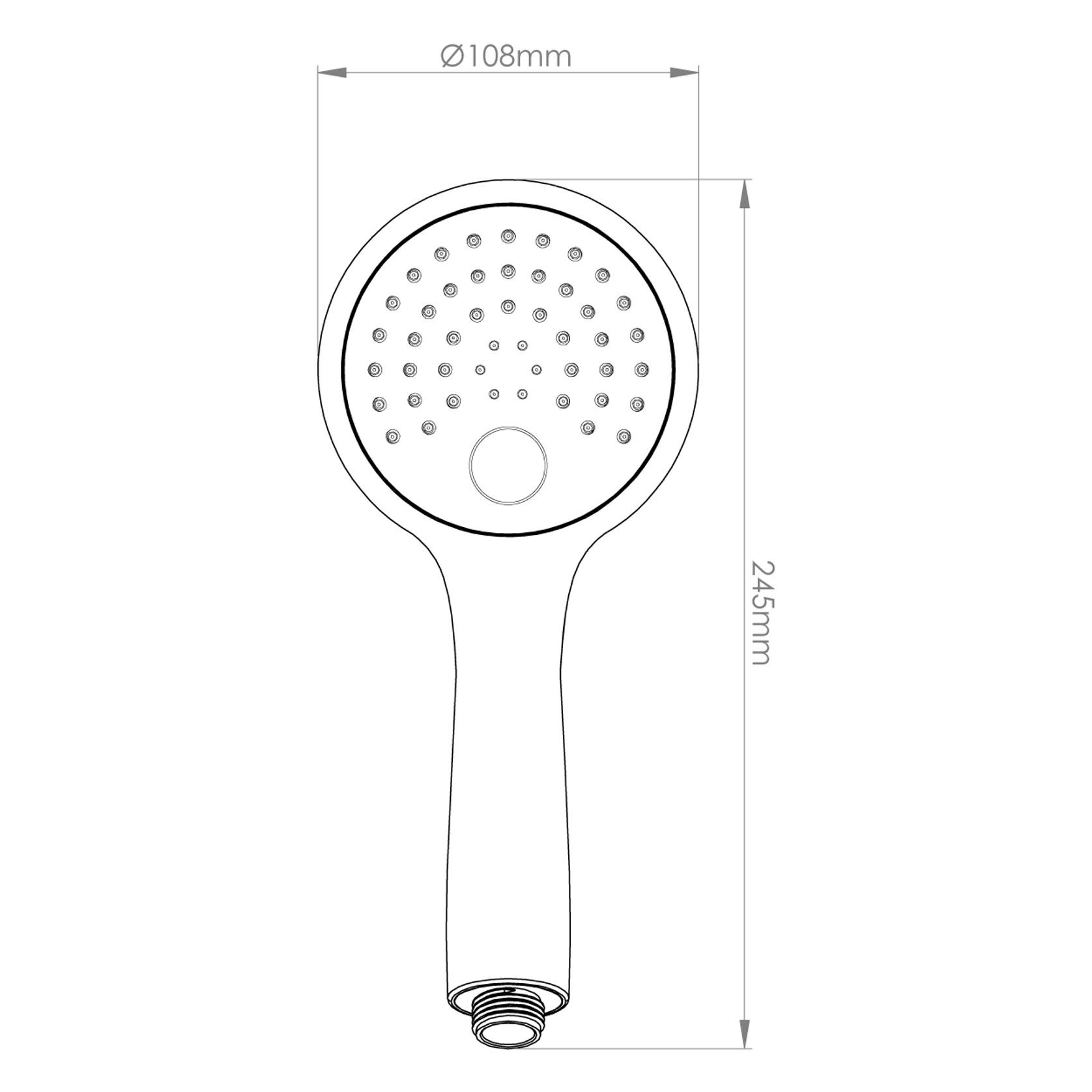 Pro Series 3 Function Slide Shower VPRS041 gallery detail image