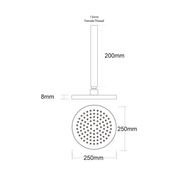 Voda Round Ceiling Mounted Shower Drencher gallery detail image