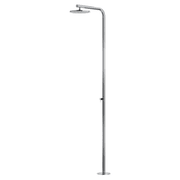Classy Outdoor Shower w. Mixer Brushed Stainless Steel gallery detail image