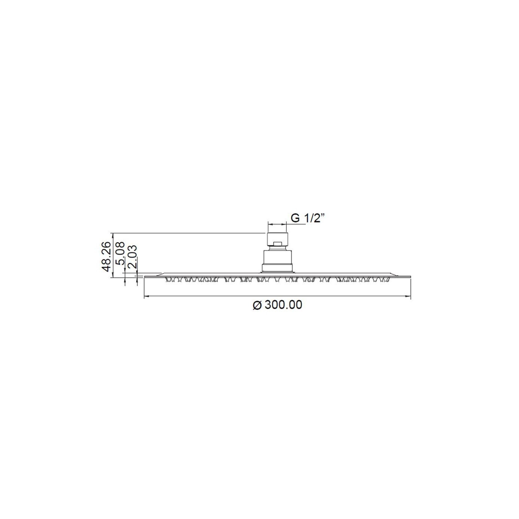 Vibrant Ultra Thin Shower Head gallery detail image