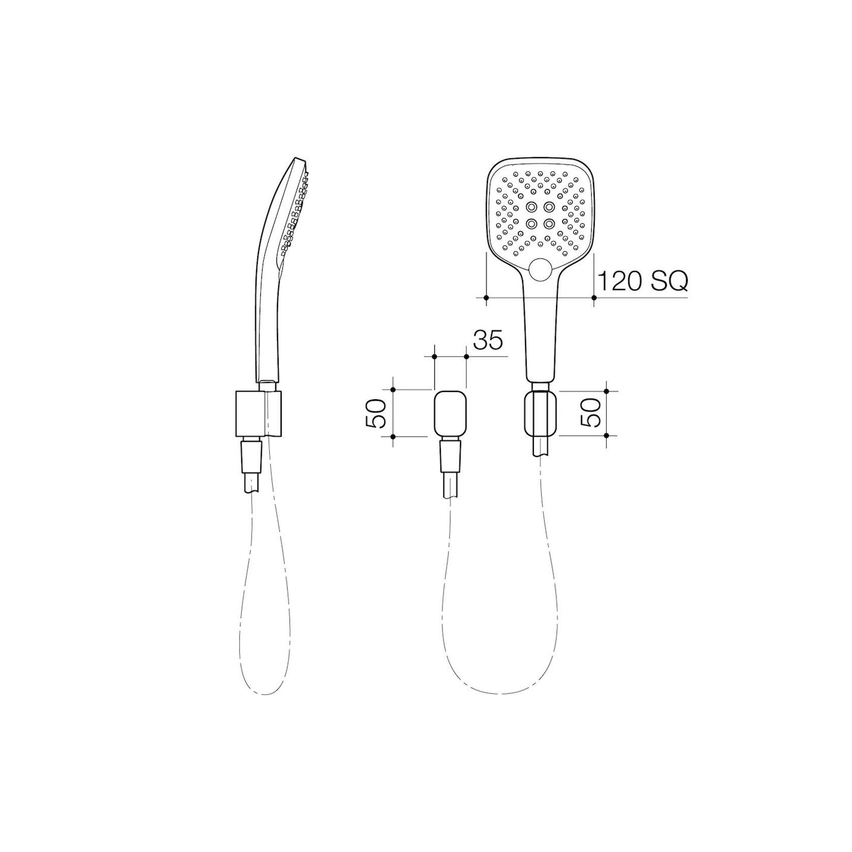 Luna Multi Function Hand Shower gallery detail image